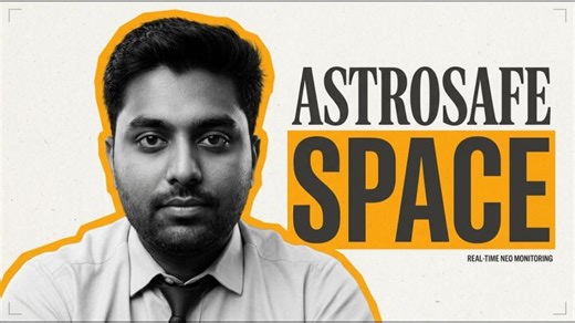 A Student Built a Real-Time 3D Space Debris Tracker with NASA APIs and Airo AI Builder | Astrosafe | Bhala Dalvi