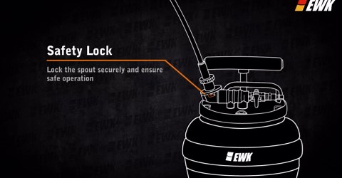 EWK 10.5L Pneumatic/Manual Oil Extractor Pump for Oil Change, Fluid Extractor for Automotive Fluids Vacuum Evacuation