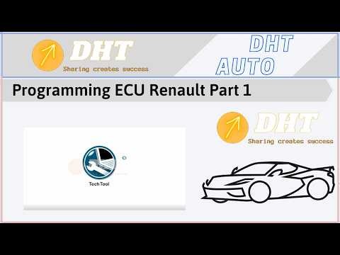 Programming ECU Renault Part 1 | dhtauto.com