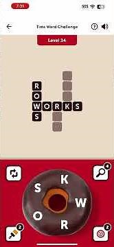 Tim Hortons, Tims Word Challenge L-34, Level 34