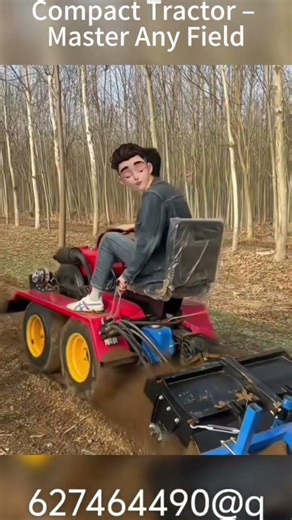 Terrain-agnostic, Multi-functional Compact Tractor – Master Any Field