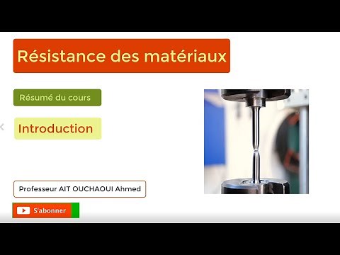 RDM - résumé du cours - Introduction