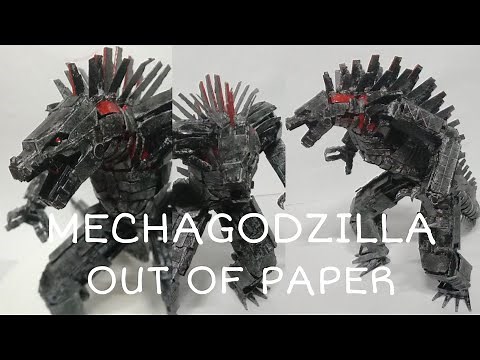 How To Make MECHAGODZILLA Out Of Paper | From Godzilla Vs Kong | Craft It Extreme | CIE Paper Crafts