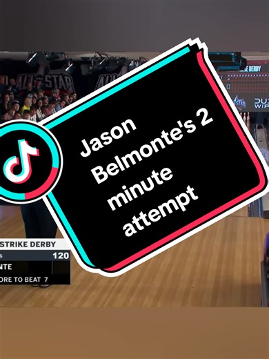 Jason Belmonte's 2 minute attempt in 87 seconds | 2025 PBA All-Star Weekend Strike Derby powered by QubicaAMF's Edge String Pinspotter Semifinals #sports #bowling #bowlingtiktok #bowlingtok #bowlingball #pba #pbatour #pbabowling #pbabowler #players #tv #professional #highlight #highlights #moments #best #allstar #allstars #weekend #allstarweekend #allstarweekend2025 #strikederby #derby #semifinals #semifinal #jasonbelmonte