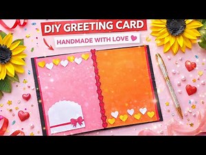 Beautiful Easy Gift Card Making at Home 💖 Perfect for Birthday & Special Days #diy #craft #foryou