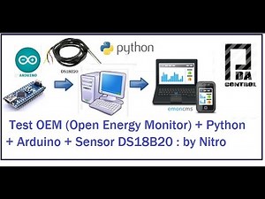 Test OEM (Open EnergyMonitor) Emoncms + Python + Arduino + Sensor DS18B20 : PDAControl
