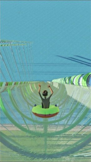 Transparent Tube vs Colored Inner Tube Water Slide | Planet Coaster 2