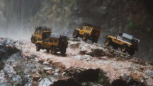 🚗FMS 1:24 FCX24M Land Rover Camel Trophy Edition - Land Rover Family Experience the adventure with the FCX24M series, including the iconic Range Rover, Discovery, Defender 90, and Defender 110. These RC cars encapsulate the spirit of the legendary Camel Trophy. Kindly note: 🚚Shipping is estimated between July 7- 10 due to a later-than-expected container arrival and the Independence Day holiday. Key Features: • Licensed By Jaguar Land Rover Limited • New Generation FCX24M Chassis • Non-Bearing 