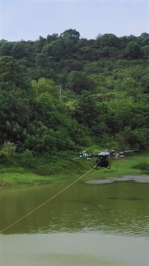 DJI FC100 Firefighter: Full Auto Water Grab & Dump! | DJI Delivery Global