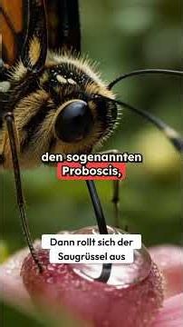 Schmetterlinge schmecken mit den Füßen #insekten #tiere #schmetterling
