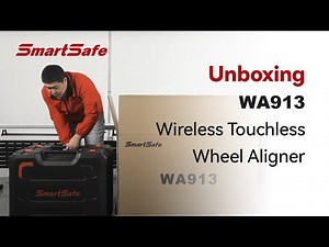 WA913 Wireless Touchless Wheel Aligner Unboxing