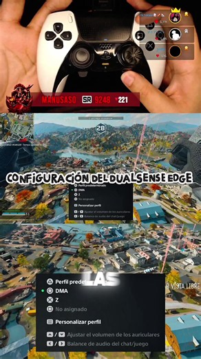 disclaimer 😅(“no aumenta el aim assist pero si te da un mejor control de la mira lo que se traduce como mejor precisión y no fallas balas”) igual se las recomiendo las use por bastante tiempo pero deje de usar el control por un tiempo y me acostumbre a estar sin esas confis. Espero les ayude 🫶 #manusaso #configuracion #dualsenseedge #warzonemeta #settings
