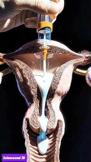 Fertilization Process Explained | How Pregnancy Happens (3D Animation) #youtubeshorts #anatomy