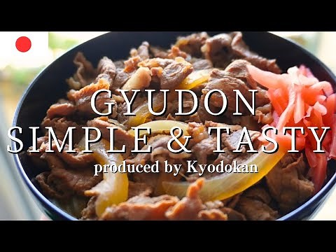 How to make simple and delicous Gyudon(Beef bowl)!!