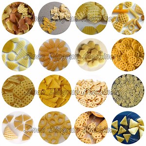 [Hot Item] Large Scale Extruded 3D Puff Snacks Pani Puri Snacks Food Making Manufacturing Machine.