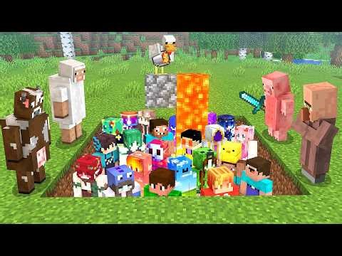 I Made All Mobs Smart In Minecraft… 100 Players Didn't Survive