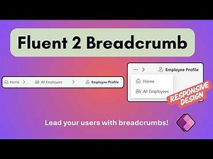 Power Apps Breadcrumb Component! 🍞 Responsive UI Component Tutorial