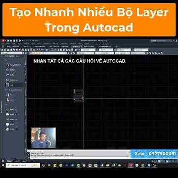 Quickly Create Multiple Layer Sets in AutoCAD #AutocadPhuongTk