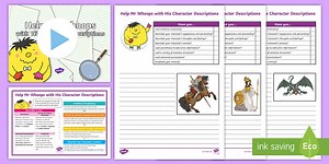 Year 6 Edit and Improve with Mr Whoops: Character Description Resource Pack
