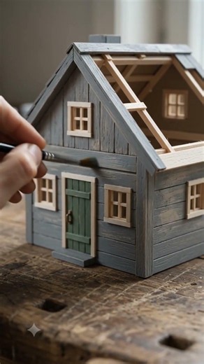 DIY Miniature Scottish Cottage from a Waste Bottle | Oddly Satisfying