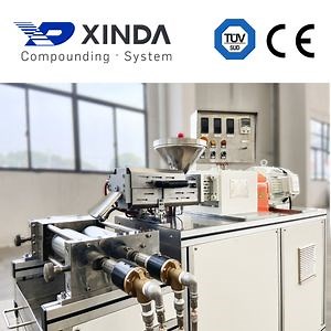 [Hot Item] Lab Small Plastic Extruder Masterbatch Twin Screw Extruder Extrusion Machine