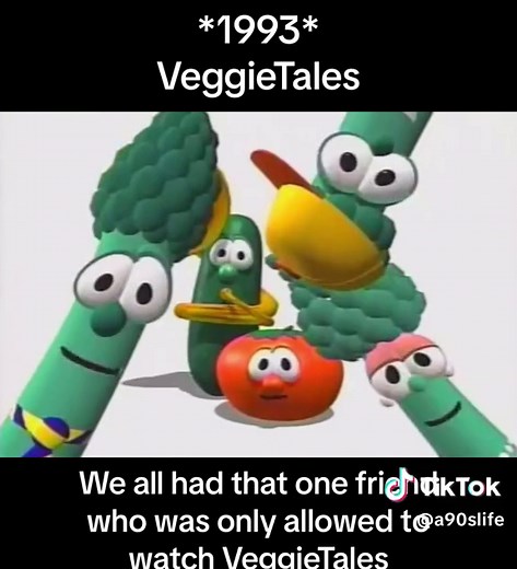 VeggieTales. First episode released in 1993. . . . . . . . . . . . . . #veggietales #christiancartoon #90scartoons #90sanimation #christiantiktok #90s #90skids #90sthrowback #90skid #90saesthetic #90sbaby #90sfashion #90sstyle #90shair #90stv #90snostalgia #nostalgia #nostalgic #memoryunlocked #oldschool #throwback #retro #vintage #2000s #2000sthrowback #childhood #memories #memories #80sbaby #90stv