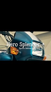 Hero Splendor Sports Edition Blue Colour #splendor #splendormodified | Bk Joy Vlogs