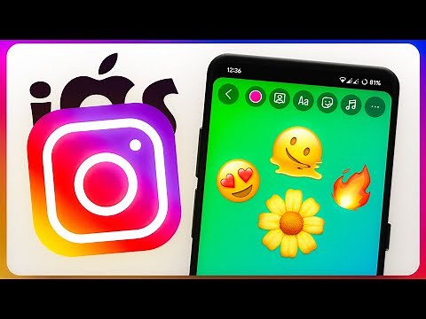 How to use iOS Emoji in Instagram Story ?