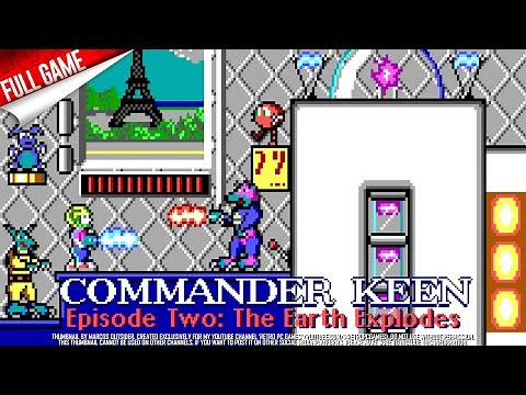Commander Keen 2: The Earth Explodes (PC DOS, 1990) Longplay