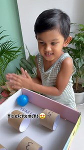 🎯 Ball Maze Number Challenge 🎯 Swipe ➡️ through numbers and boost learning on the go! This simple DIY game was total fun – just a box, a ball, and some numbered tunnels, and we were ready for some hands-on learning fun! 💡🎲 ✨ How to Prepare: 1. Take an empty cardboard box 📦 2. Cut 5 small tunnels using toilet paper rolls 3. Label them with numbers 1 to 5 4. Stick them inside the box in a zigzag or maze layout 5. Add a “START” and “FINISH” point 6. Hand over a small ball and let the number jo