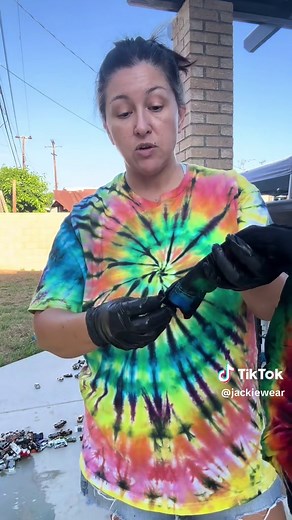 Chrystal's Custom Tie Dye Rainbow Tee 🌈