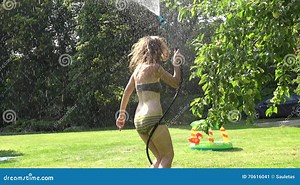Summer Garden Woman Play Water Hose Stock Footage & Videos - 89 Stock Videos