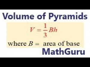 Volume of Pyramids | 3D Shapes