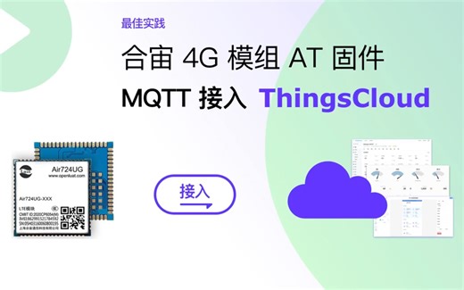 原来如此简单！合宙4G模组AT指令MQTT接入物联网云平台，10分钟搞定App