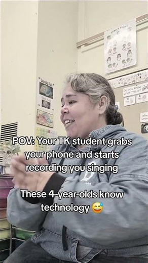 POV: Your TK student grabs your phone and starts recording you singing 😅