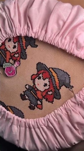 Finally finished 🔮🤭 #pixelart #freeembroiderypattern #embroiderypatterns