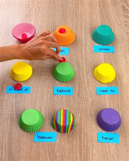 449K views · 1.5K reactions | Super fun and easy English prepositions learning! ✨ | Creative Bee | Facebook