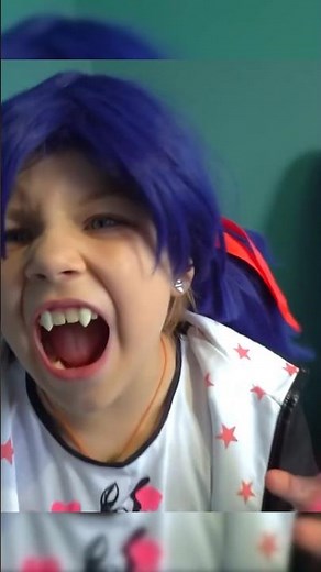 Ladybug Became a Vampire Part 2 🧛‍♀️😱 #vampire #ladybug #shorts