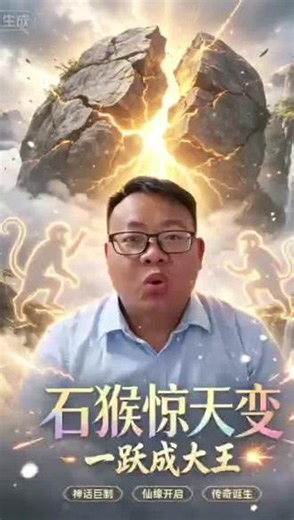 你知道猴子是怎么从石头里蹦出来的吗？#西游#学汉语#故事会 Do you know how the Stone Monkey sprang from the boulder?#Journey to the West#Learn Chinese#Storytelling