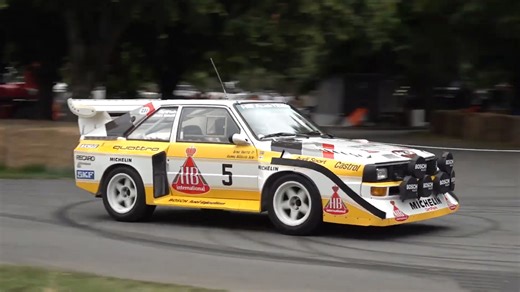 Legendary Audi Quattro S1 unleashed at Festival of Speed
