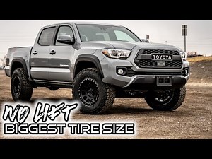 Biggest Tire Size on a Tacoma/4Runner with NO LIFT!