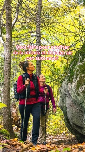 𝗤𝘂𝗼𝗶 𝗳𝗮𝗶𝗿𝗲 𝗽𝗼𝘂𝗿 𝗽𝗿𝗼𝗳𝗶𝘁𝗲𝗿 𝗱𝗲 𝗹𝗮 𝗻𝗮𝘁𝘂𝗿𝗲 𝗲𝘁 𝗱𝘂 𝗽𝗹𝗲𝗶𝗻 𝗮𝗶𝗿 𝗰𝗲𝘁 𝗮𝘂𝘁𝗼𝗺𝗻𝗲 🍂🥾☀️ Fleuve gigantesque, chutes et montagnes imposantes ou forêts majestueuses… la nature est changeante et généreuse. En randonnée pédestre, en vélo, à cheval ou sur l’eau, le spectacle est grandiose, peu importe l’activité choisie. Les parcs nationaux, centres de plein air et pourvoiries, observation de la faune marine et terrestre, entre autres, vous offrent de multiples oc
