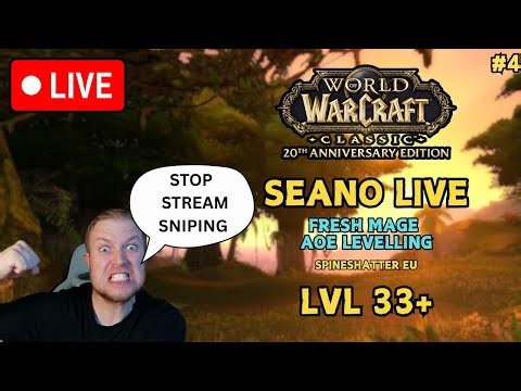 🚨FRESH MAGE AoE Levelling 33+🚨 OFFICIAL TBC WAITING ROOM 🚨 Classic Anniversary 🚨 Fresh Start 🚨