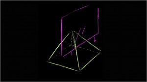 Slicing a rectangular pyramid