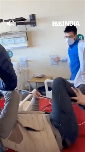 The Now India on Instagram: "A doctor at Indira Gandhi Medical College in Shimla, Himachal Pradesh, has been accused of physically assaulting a patient on Monday. The incident has triggered outrage among patients and attendants at the hospital. The patient, Arjun Panwar, had visited the hospital for medical tests and later lay down in another ward after experiencing breathing difficulties. He alleged that the doctor behaved rudely without provocation, and when he protested, an argument broke out