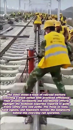 Rail Crews in Action: The Hidden Skill of Track Switching