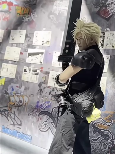 I have an Etsy shop now!! ✂️ #cloudstrife #finalfantasy7 #cosplay #videogames #wig