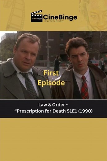 FIRST EPISODE of Law & Order - "Prescription for Death" (1990) - #lawandorder