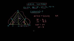 Using similar & congruent triangles