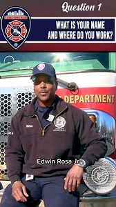 Next up in our firefighter spotlight series, FF Edwin Rosa Jr! Join RFD as we speak with our members about their paths to this career, their favorite things about the job, and more! 👨‍🚒🔥🚒 | Rochester Fire Department